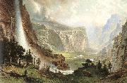Albert Bierstadt The Domes of the Yosemites oil